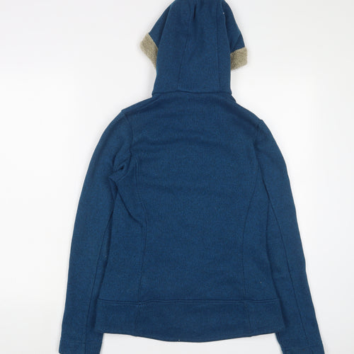 DECATHLON Womens Blue Jacket Size S Zip - Zip Pockets