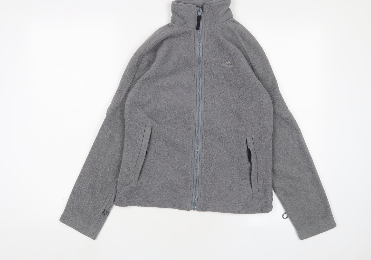 Trespass Boys Grey Jacket Size 11-12 Years Zip - Zip Pockets