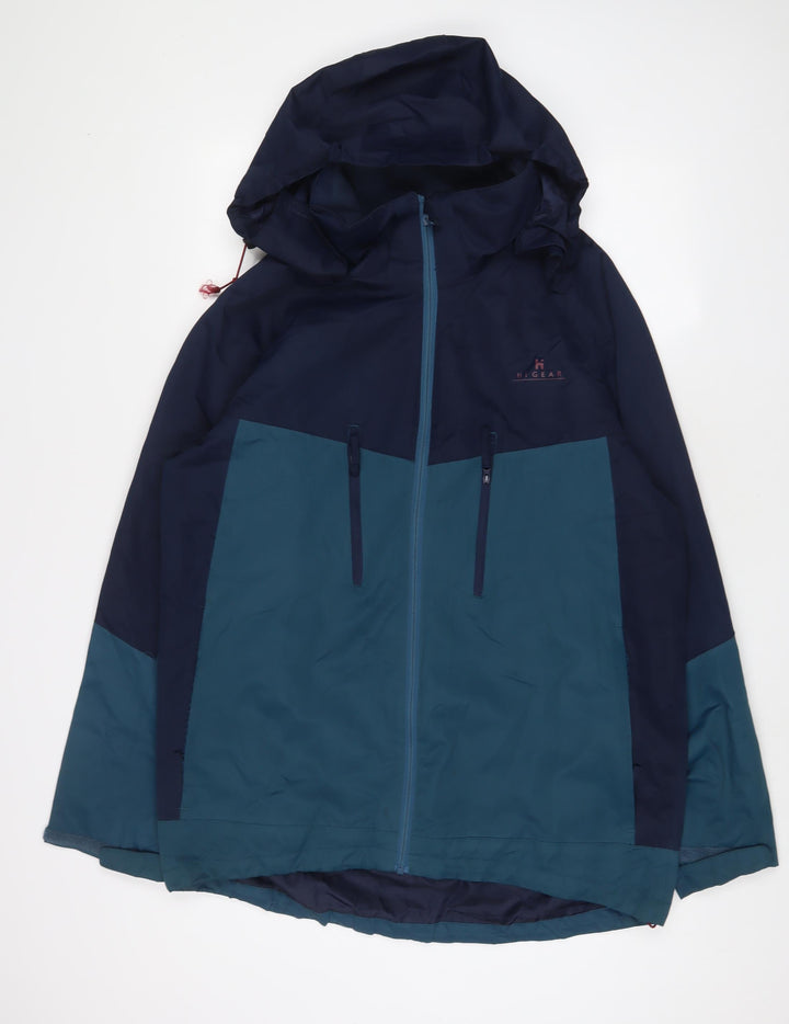 Hi Gear Mens Blue Jacket Coat Size L Zip