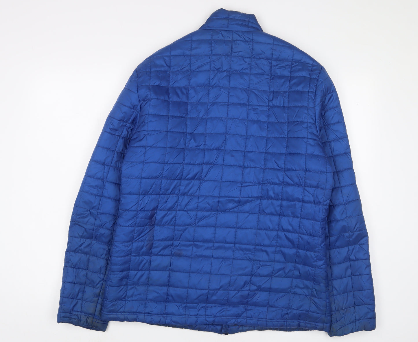 Ozark Trail Mens Blue Puffer Jacket Jacket Size M Zip
