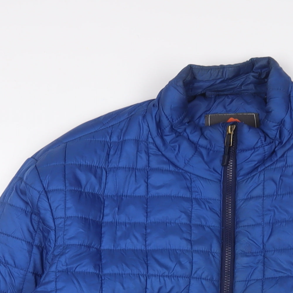 Ozark Trail Mens Blue Puffer Jacket Jacket Size M Zip