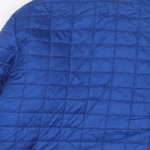 Ozark Trail Mens Blue Puffer Jacket Jacket Size M Zip