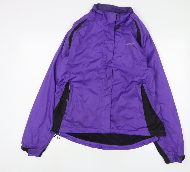 Muddy Fox Womens Purple Jacket Size 16 Zip - Cycling
