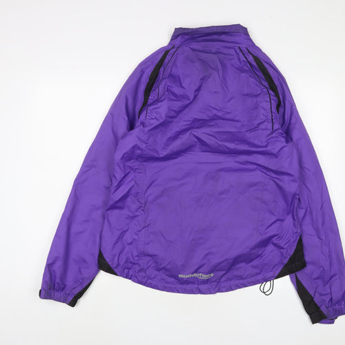 Muddy Fox Womens Purple Jacket Size 16 Zip - Cycling