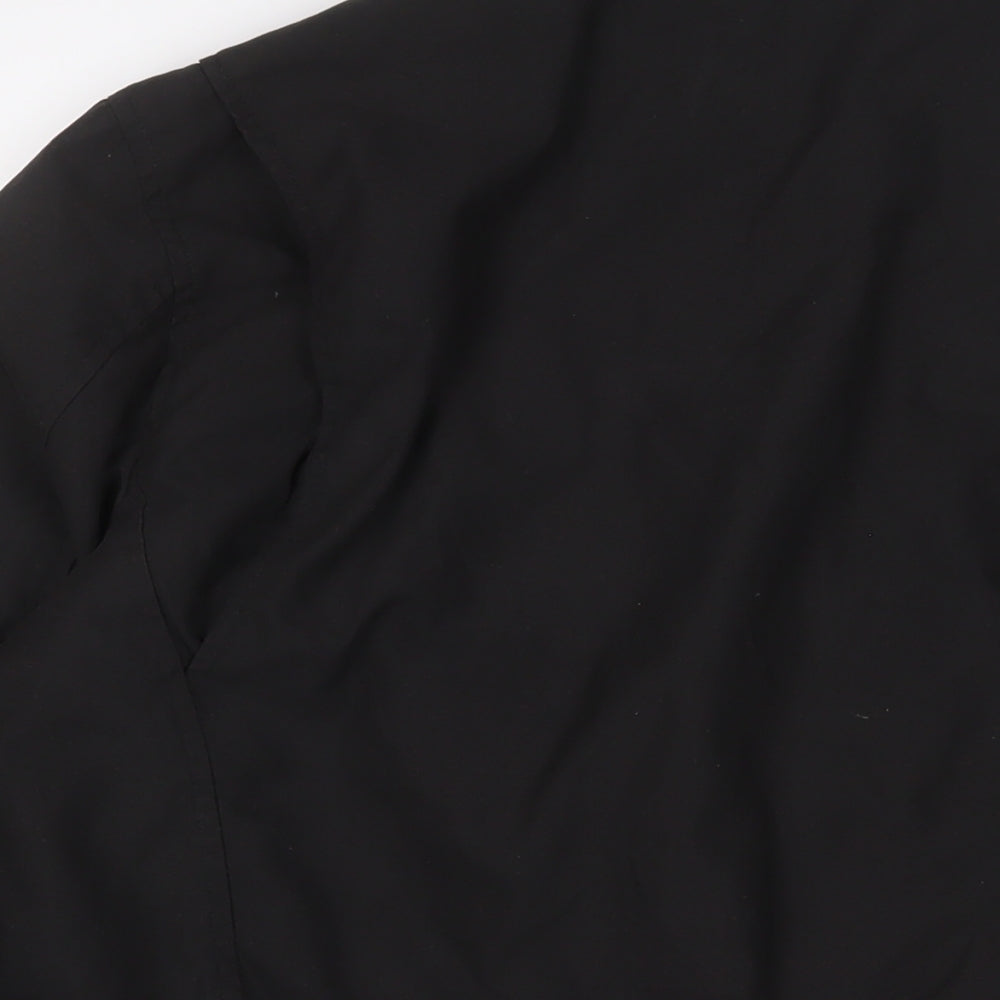 Ralph Lauren Mens Black Jacket Size M Zip - Logo, Embroidered