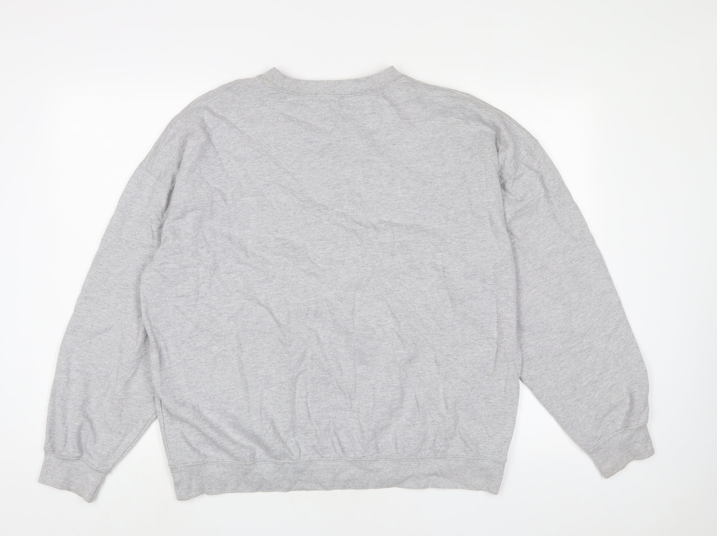 Spotted Womens Grey Cotton Pullover Sweatshirt Size L Pullover - World Champion California