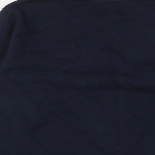 Kandor Mens Blue Cotton Pullover Sweatshirt Size XL