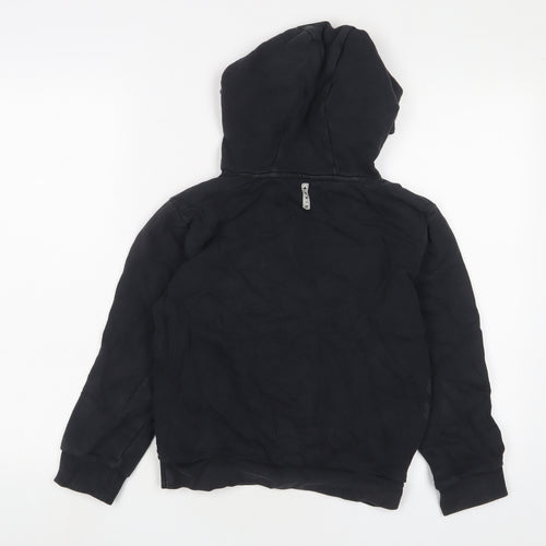 Hummel Boys Black Cotton Pullover Hoodie Size 12 Years Pullover