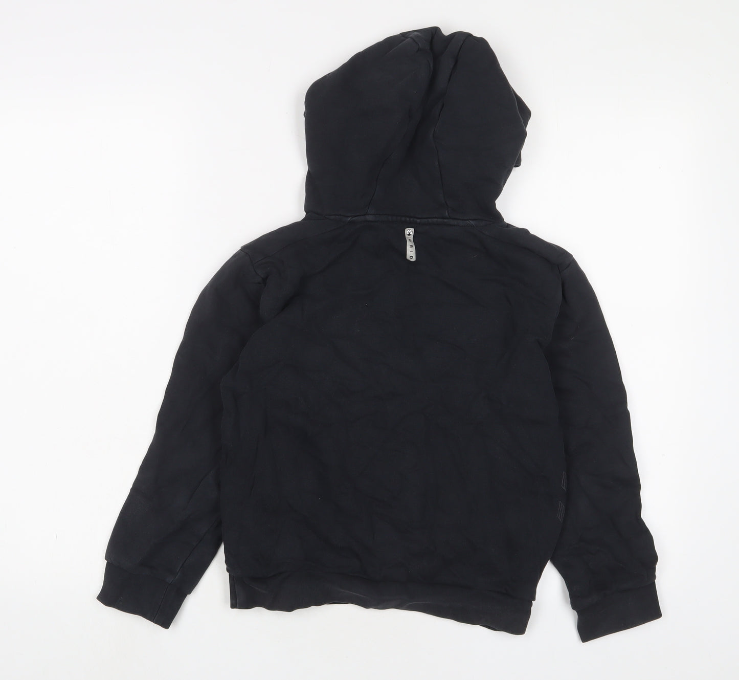 Hummel Boys Black Cotton Pullover Hoodie Size 12 Years Pullover