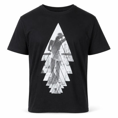 K.I.D Mens Black Cotton T-Shirt Size M Crew Neck