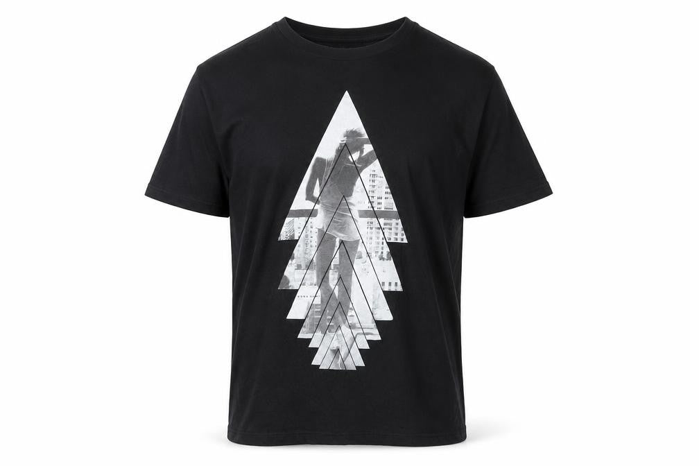 K.I.D Mens Black Cotton T-Shirt Size M Crew Neck