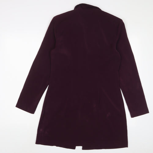 Alyn Paige Womens Purple Jacket Blazer Size S Button