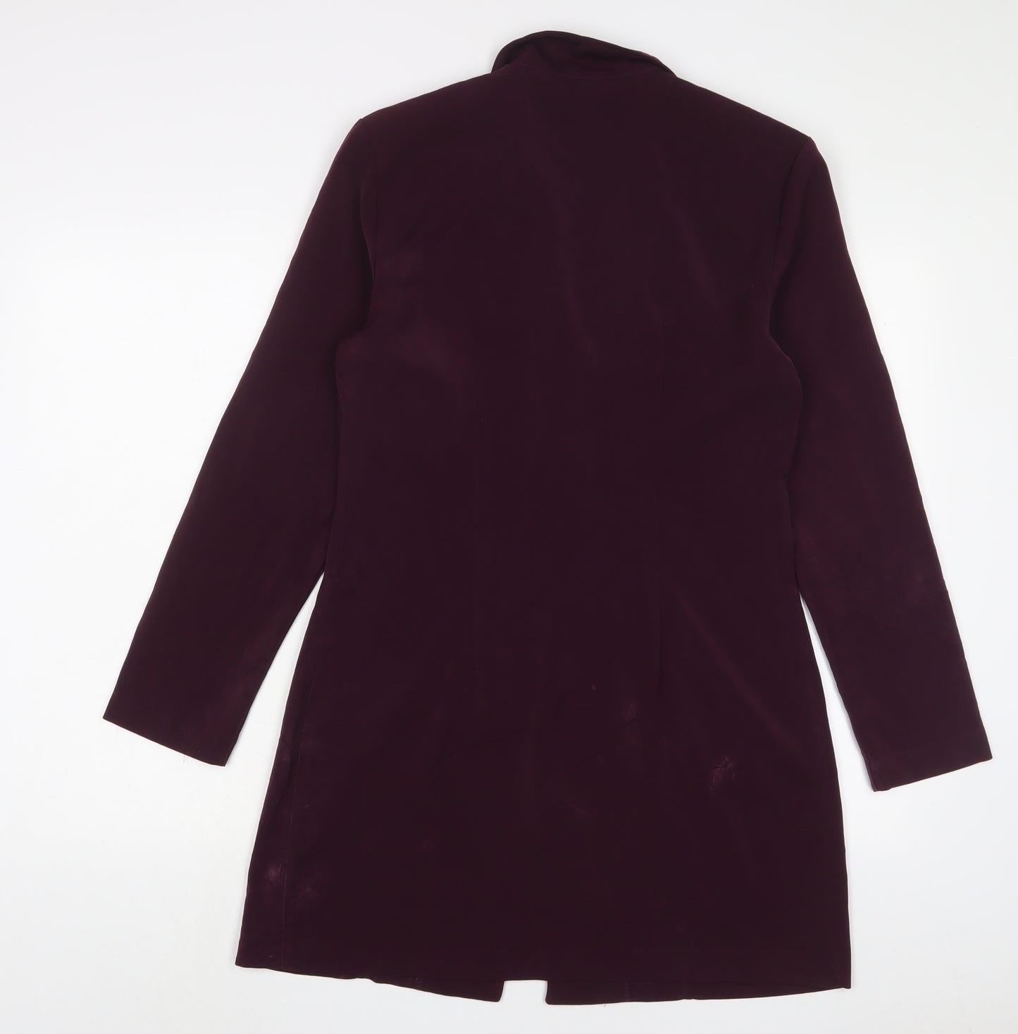 Alyn Paige Womens Purple Jacket Blazer Size S Button