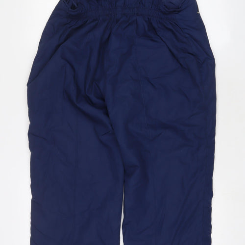 Alpine Design Mens Blue Polyester Rain Trousers Trousers Size L L32 in Regular Zip