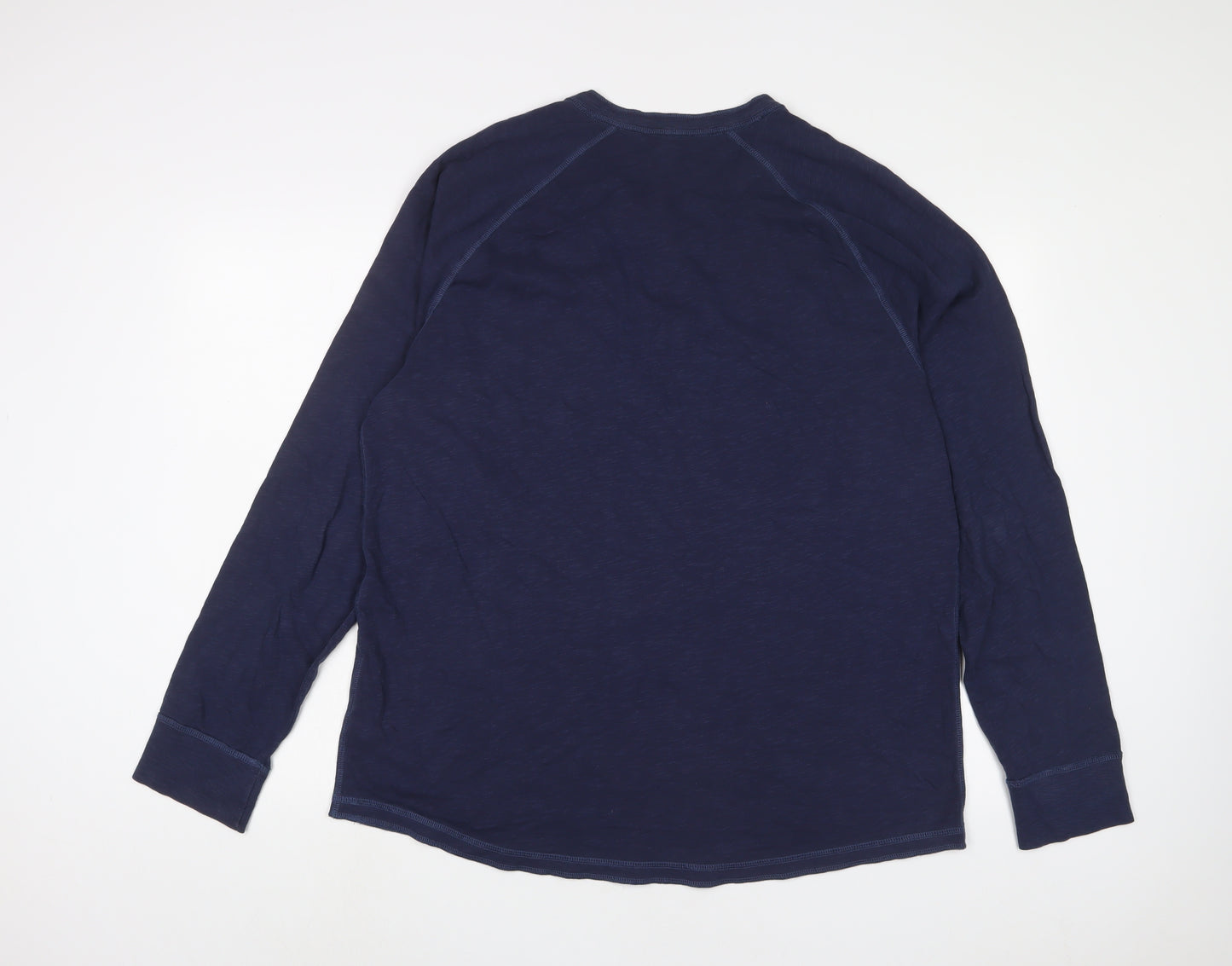Gap Mens Blue Cotton T-Shirt Size L Crew Neck