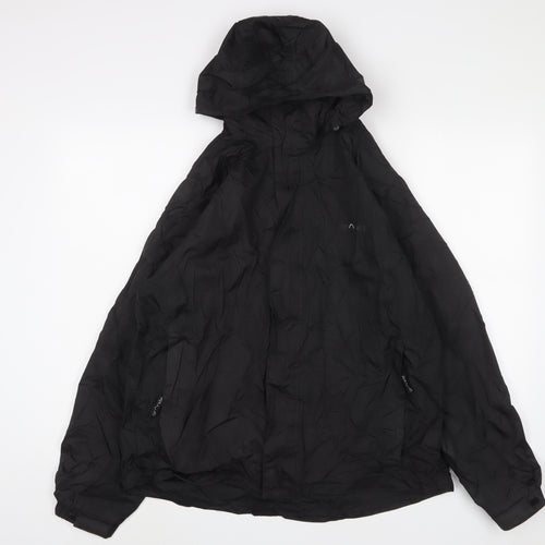 Granite Mens Black Jacket Coat Size S Zip