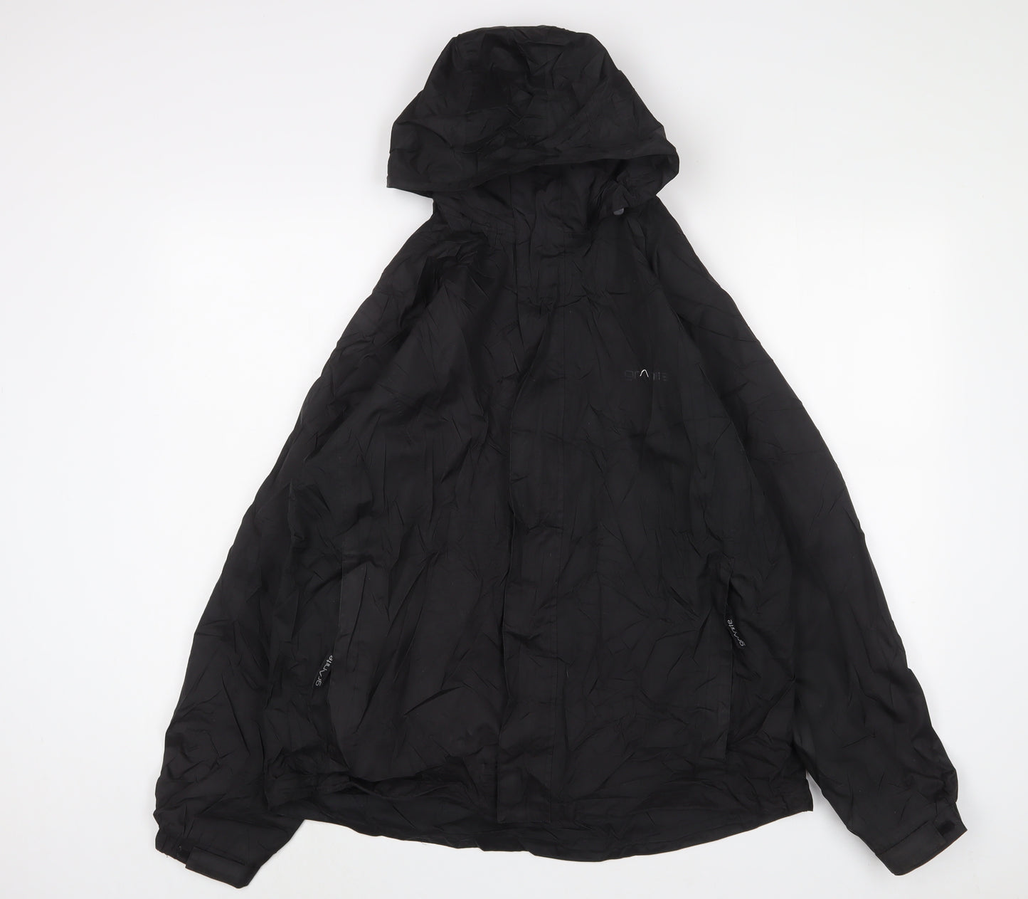 Granite Mens Black Jacket Coat Size S Zip