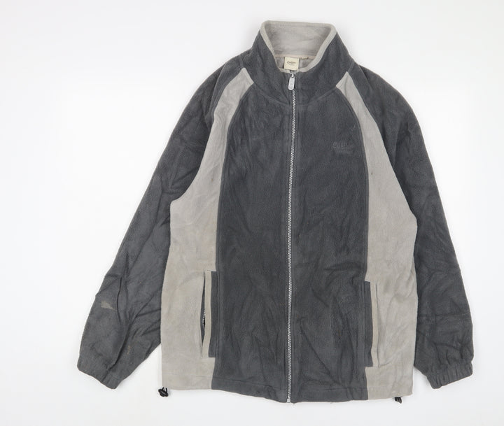 Cotton Traders Mens Grey Jacket Size S Zip