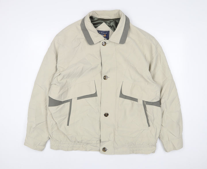 Weatherproof Mens Beige Jacket Size L Zip