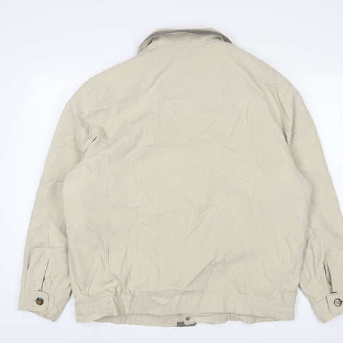 Weatherproof Mens Beige Jacket Size L Zip