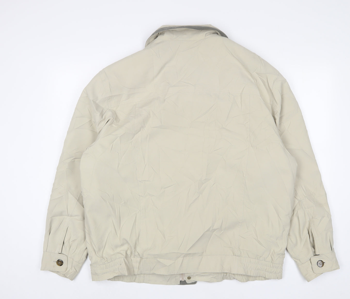 Weatherproof Mens Beige Jacket Size L Zip