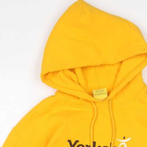 Le Tour de France Mens Yellow Cotton Pullover Hoodie Size S - 2014