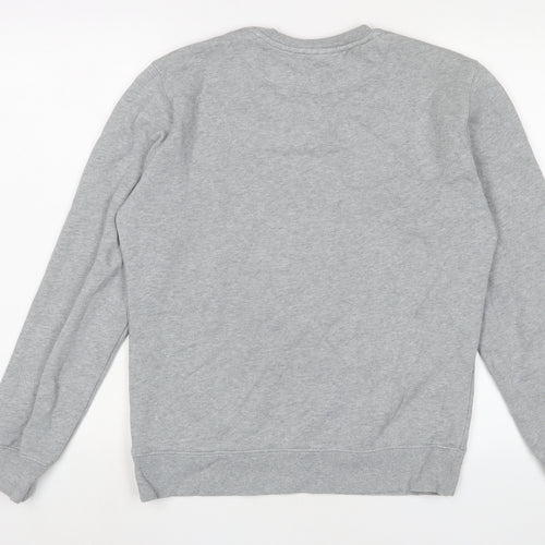 Bjorn Borg Mens Grey Cotton Pullover Sweatshirt Size S - Embroidered