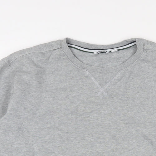 Bjorn Borg Mens Grey Cotton Pullover Sweatshirt Size S - Embroidered