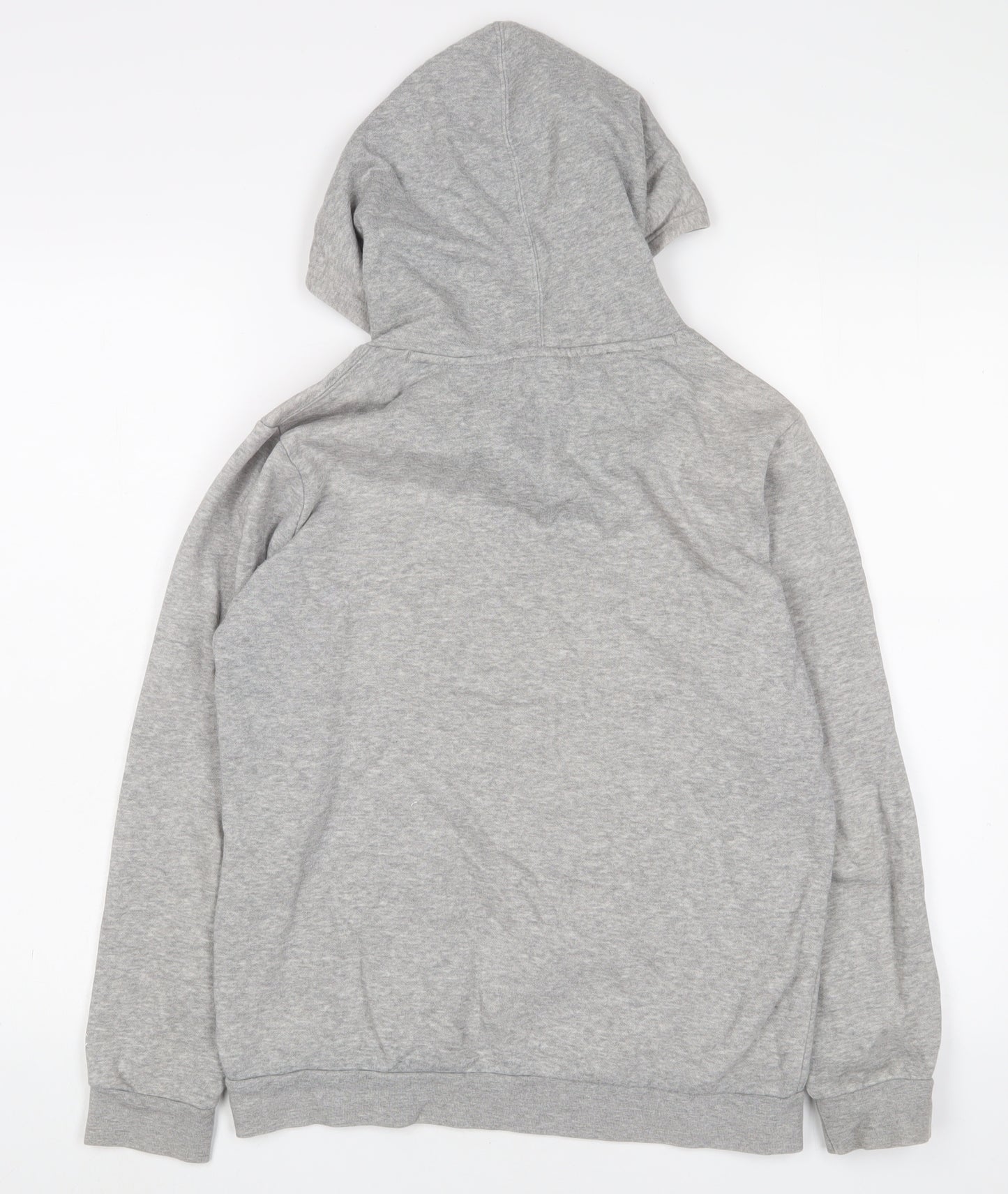 Champion Boys Grey Cotton Pullover Hoodie Size 13-14 Years Pullover - Logo