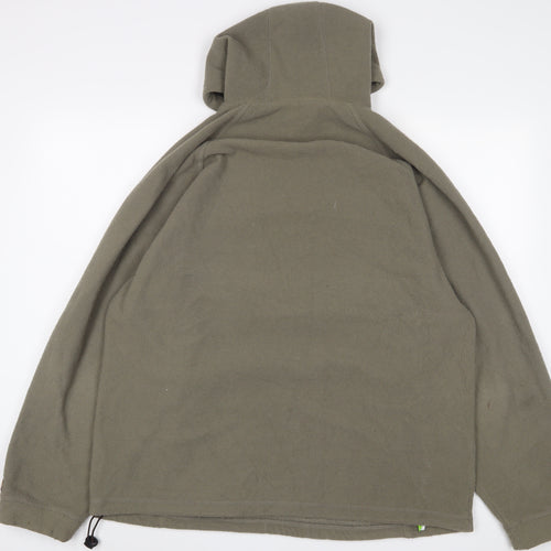 ellesse Mens Green Polyester Pullover Hoodie Size XL - Logo, Embroidered