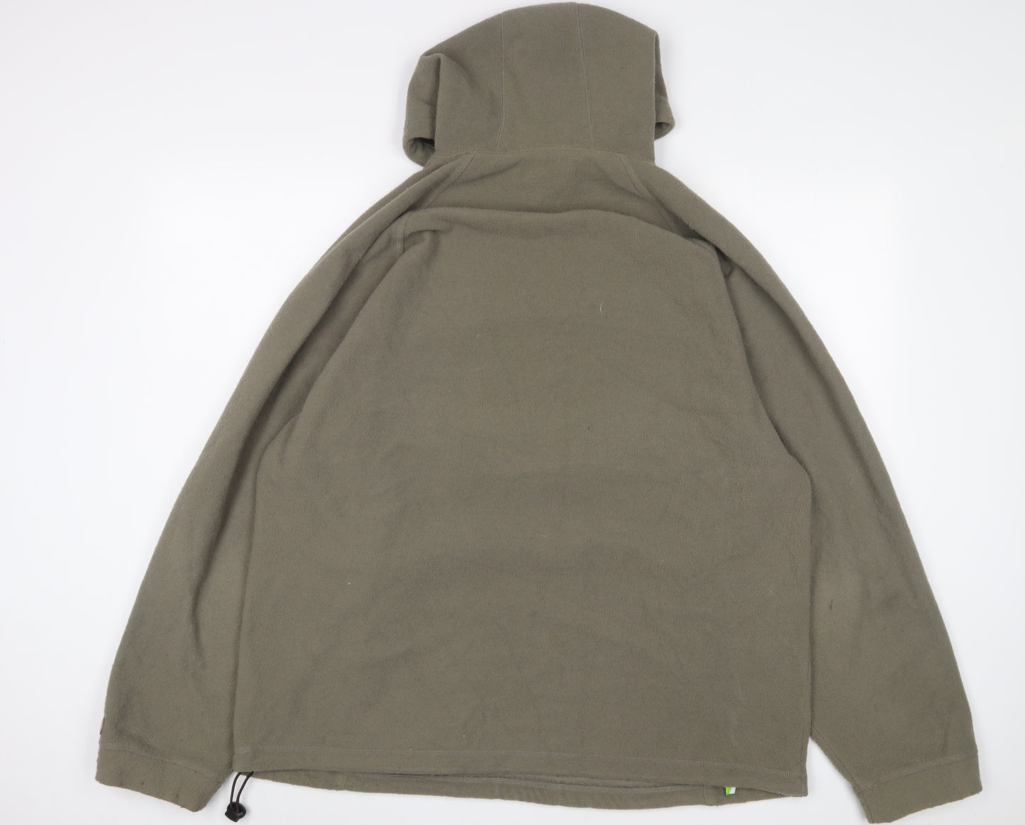 ellesse Mens Green Polyester Pullover Hoodie Size XL - Logo, Embroidered