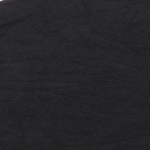 Faceplantdreams Womens Grey Solid Viscose Top Pyjama Top Size XL