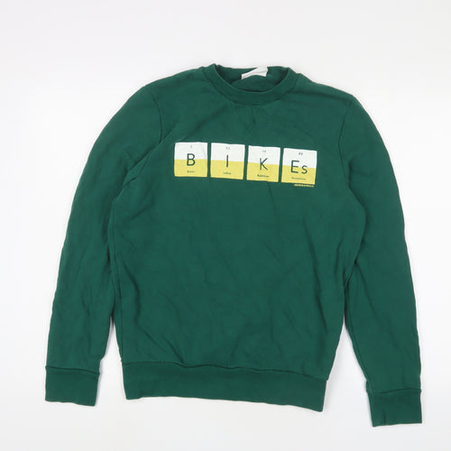 Armedangels Womens Green Cotton Pullover Sweatshirt Size M Pullover
