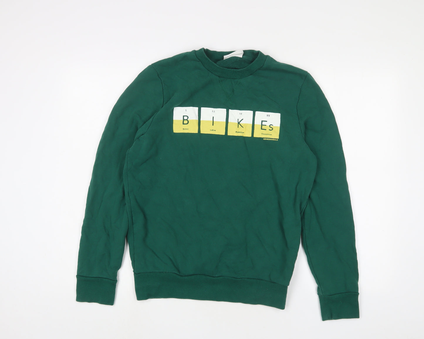 Armedangels Womens Green Cotton Pullover Sweatshirt Size M Pullover