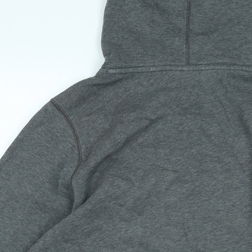 Under armour Womens Grey Cotton Pullover Hoodie Size M - Logo