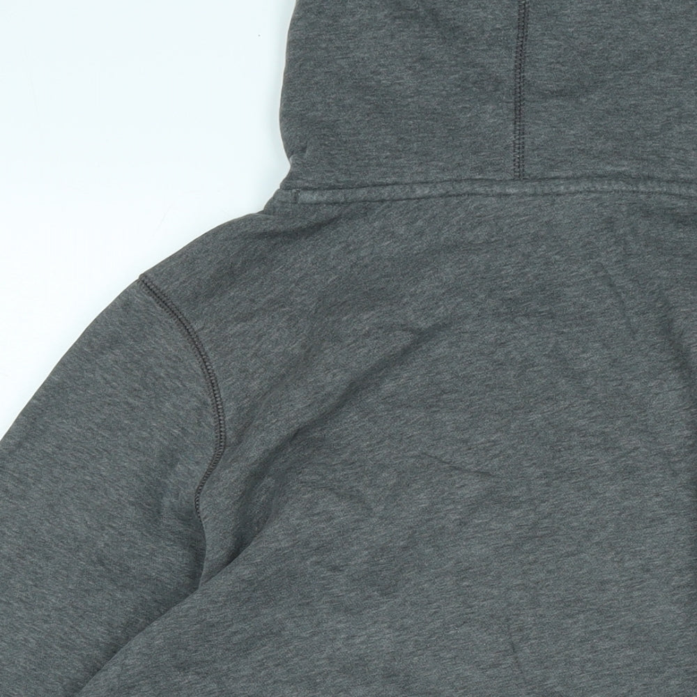 Under armour Womens Grey Cotton Pullover Hoodie Size M - Logo