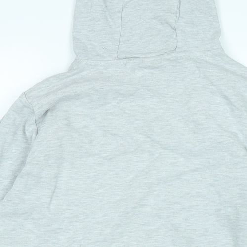 Jinx Boys Grey Polyester Pullover Hoodie Size 13-14 Years - Minecraft