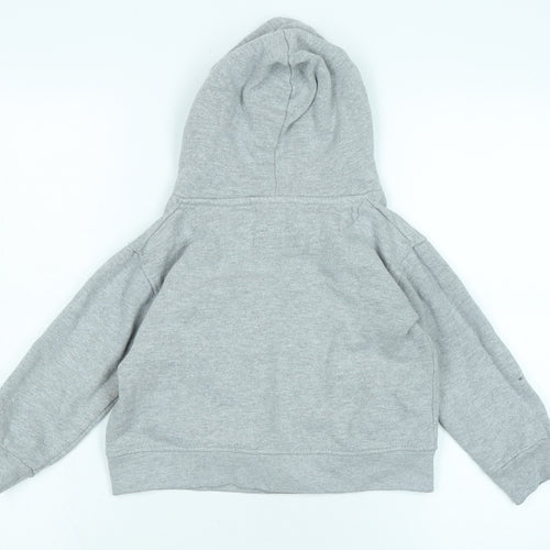 Tottenham Hotspur F.C. Boys Grey Polyester Pullover Hoodie Size 3-4 Years - Logo