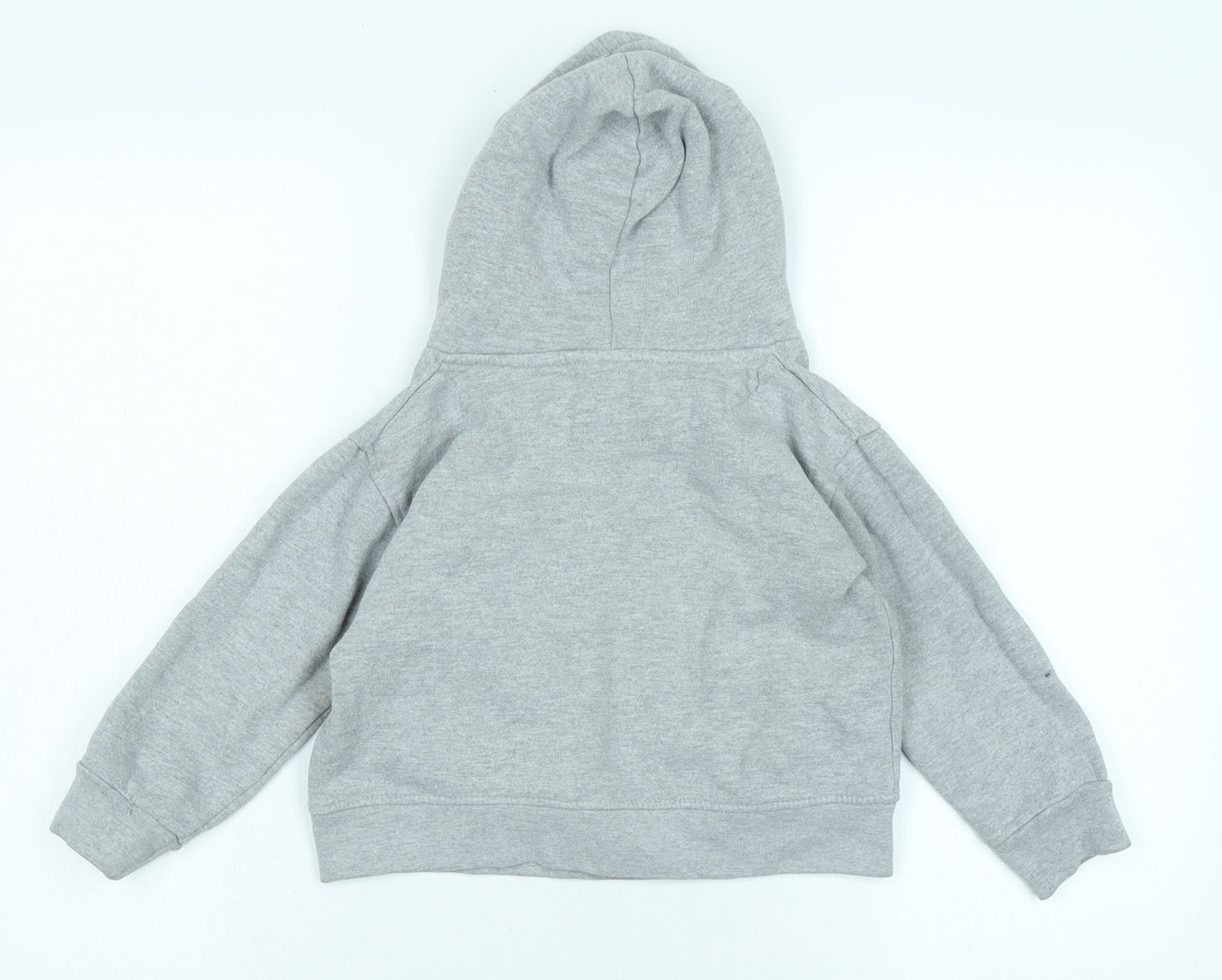 Tottenham Hotspur F.C. Boys Grey Polyester Pullover Hoodie Size 3-4 Years - Logo