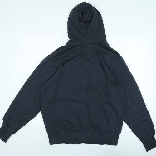 YKK Mens Blue Jacket Size S Zip - Logo