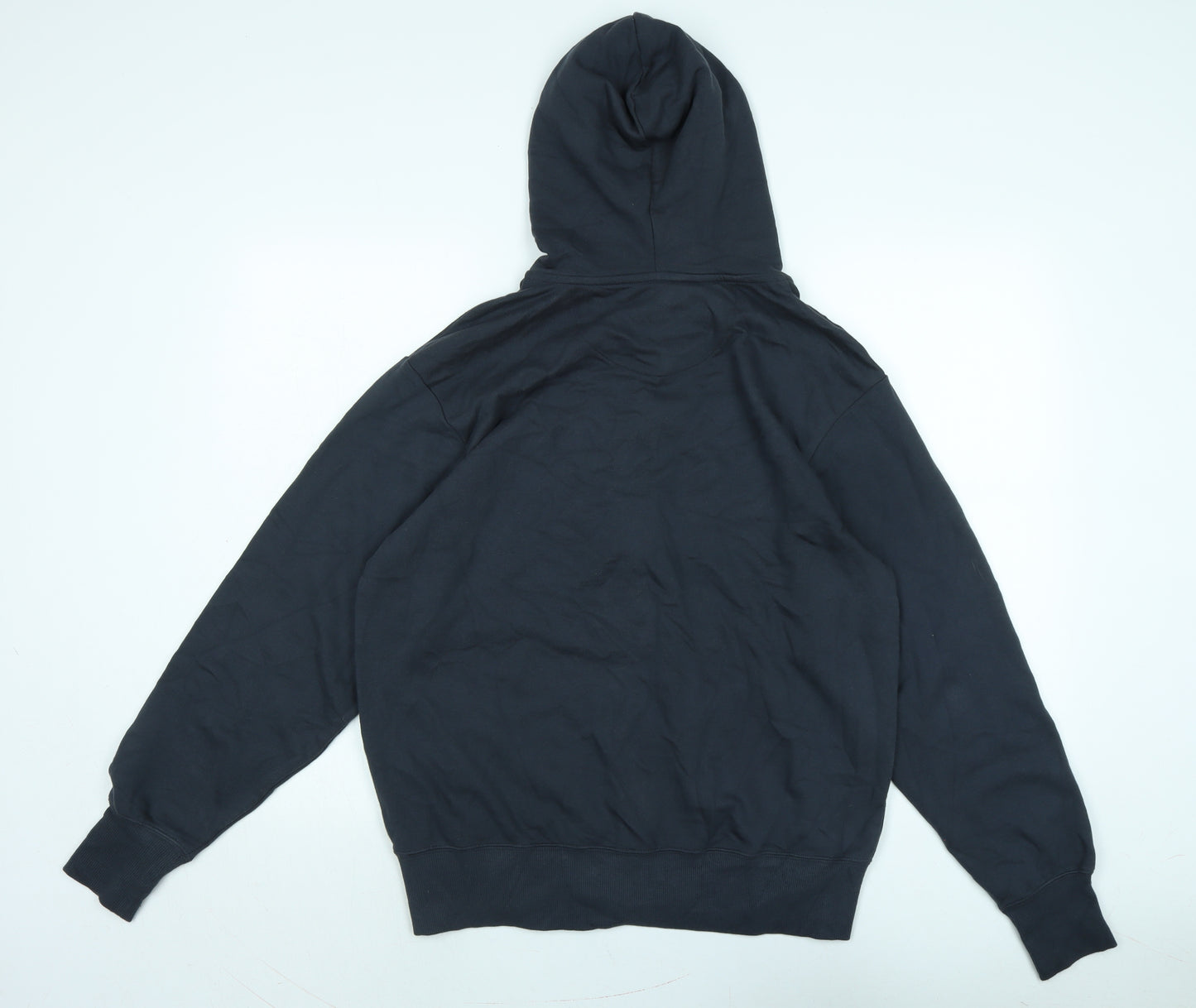 YKK Mens Blue Jacket Size S Zip - Logo
