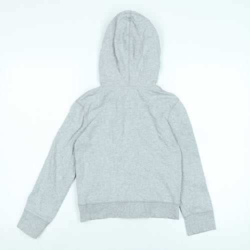 Gap Girls Green Jacket Size M Zip - Logo