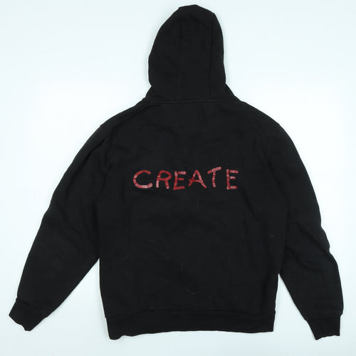 Cederwood state Mens Black Jacket Size XL Zip - Create