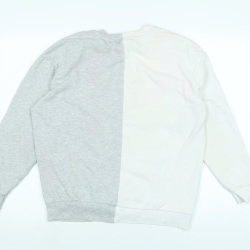 Disney Womens Grey Polyester Pullover Sweatshirt Size M - Minnie Mouse -Disney Daisy