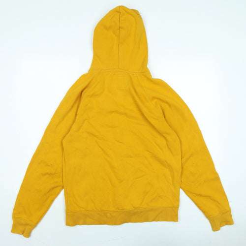 Old Navy Mens Yellow Jacket Size S Zip - Logo