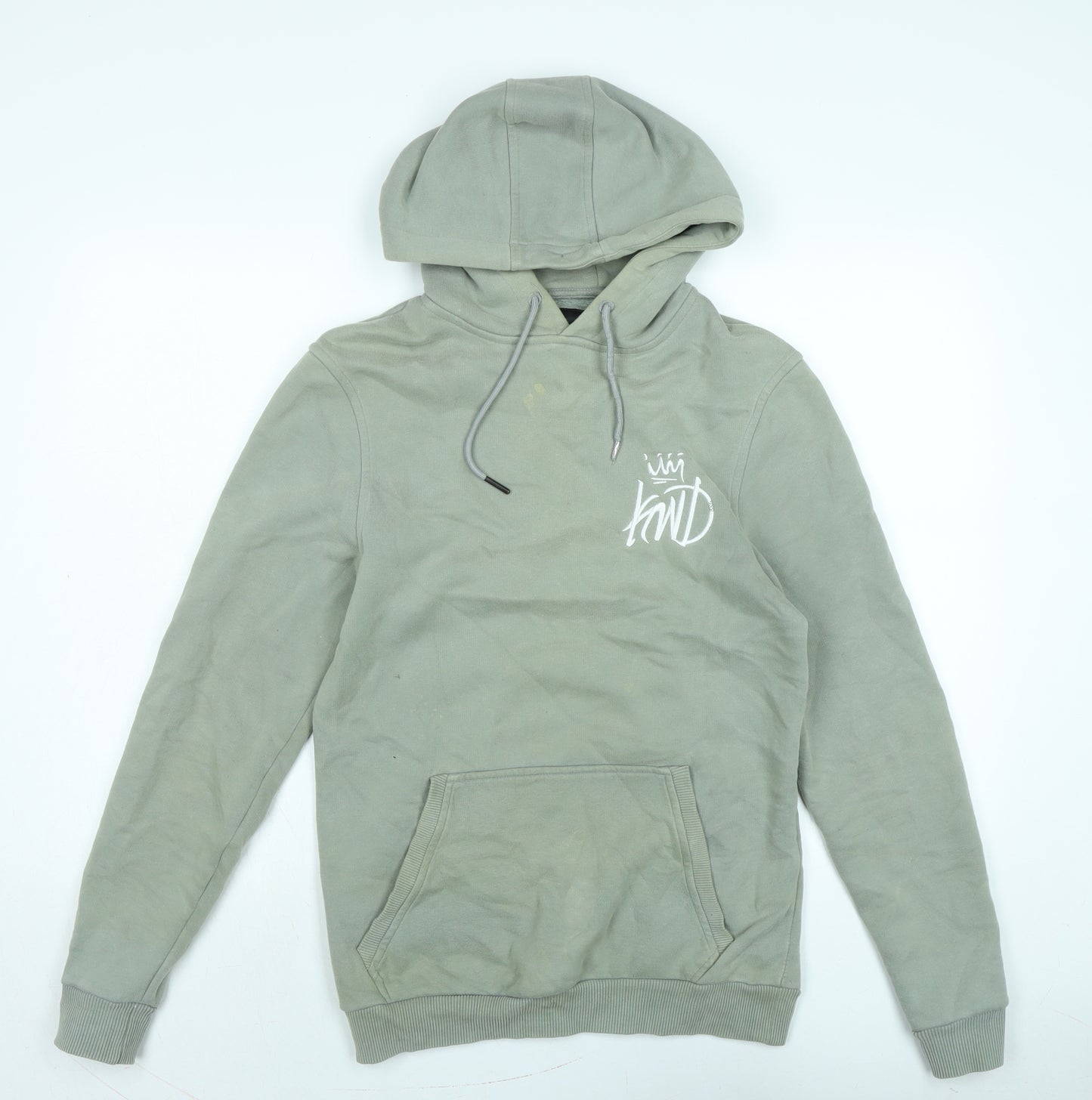 Kings will dream Womens Green Polyester Pullover Hoodie Size XS - KWD