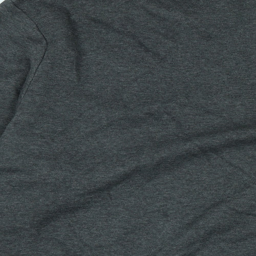 Slazenger Mens Grey Polyester Pullover Sweatshirt Size L - Logo