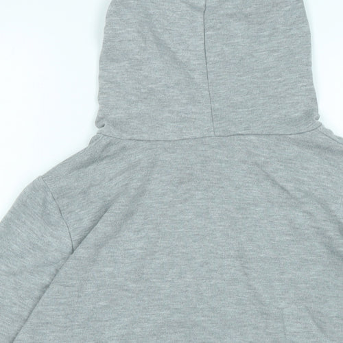 Disney Womens Grey Polyester Pullover Hoodie Size S - NOT TODAY