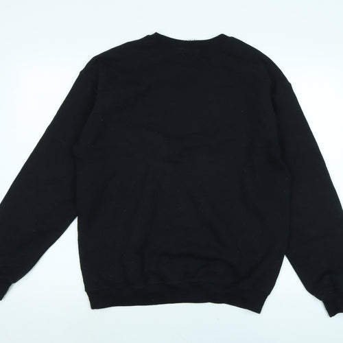 Gildan Mens Black Polyester Pullover Sweatshirt Size M - Hogwarts