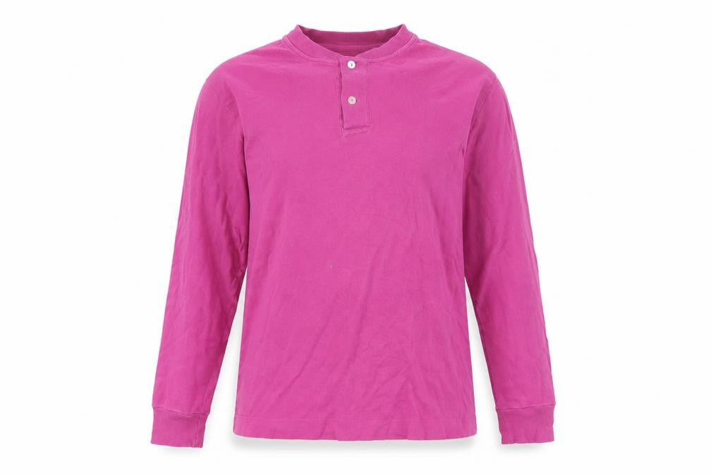 United Colors of Benetton Womens Pink Cotton Basic T-Shirt Size M Crew Neck - Logo